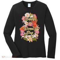 Happy Women's Day March 8 Flowers Women's Long Sleeve Shirt thumb 0