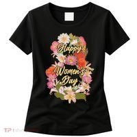 Happy Women's Day March 8 Flowers Women's T-Shirt thumb 0