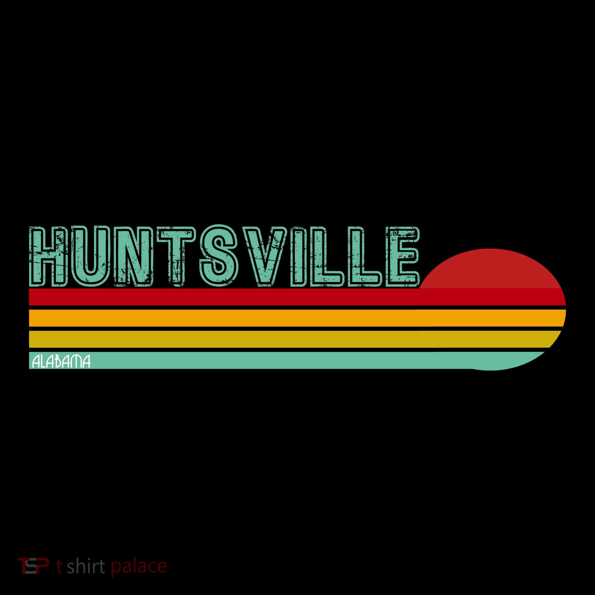 Huntsville Alabama Retro Sunset Coffee Mug