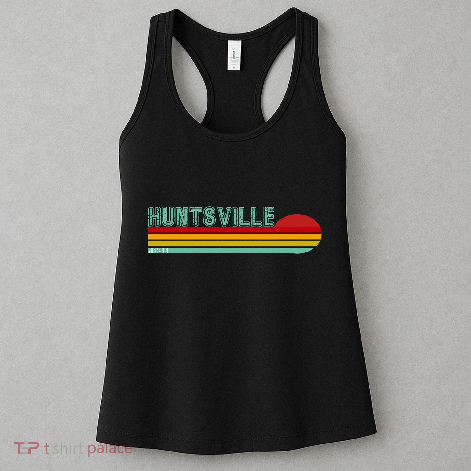 Huntsville Alabama Retro Sunset Women's Tank Top