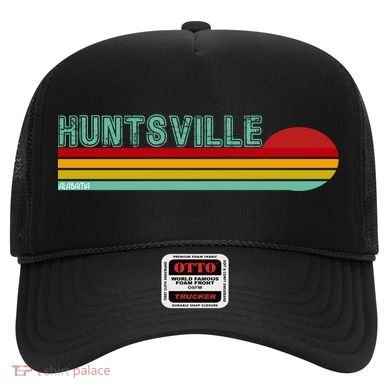 Huntsville Alabama Retro Sunset Hat