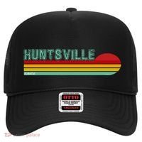Huntsville Alabama Retro Sunset Hat thumb 0
