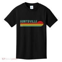 Huntsville Alabama Retro Sunset Kids T-Shirt thumb 0