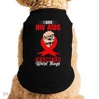 Hiv Awareness Red Ribbon World Aids Day Fighters Doggie Tank thumb 0