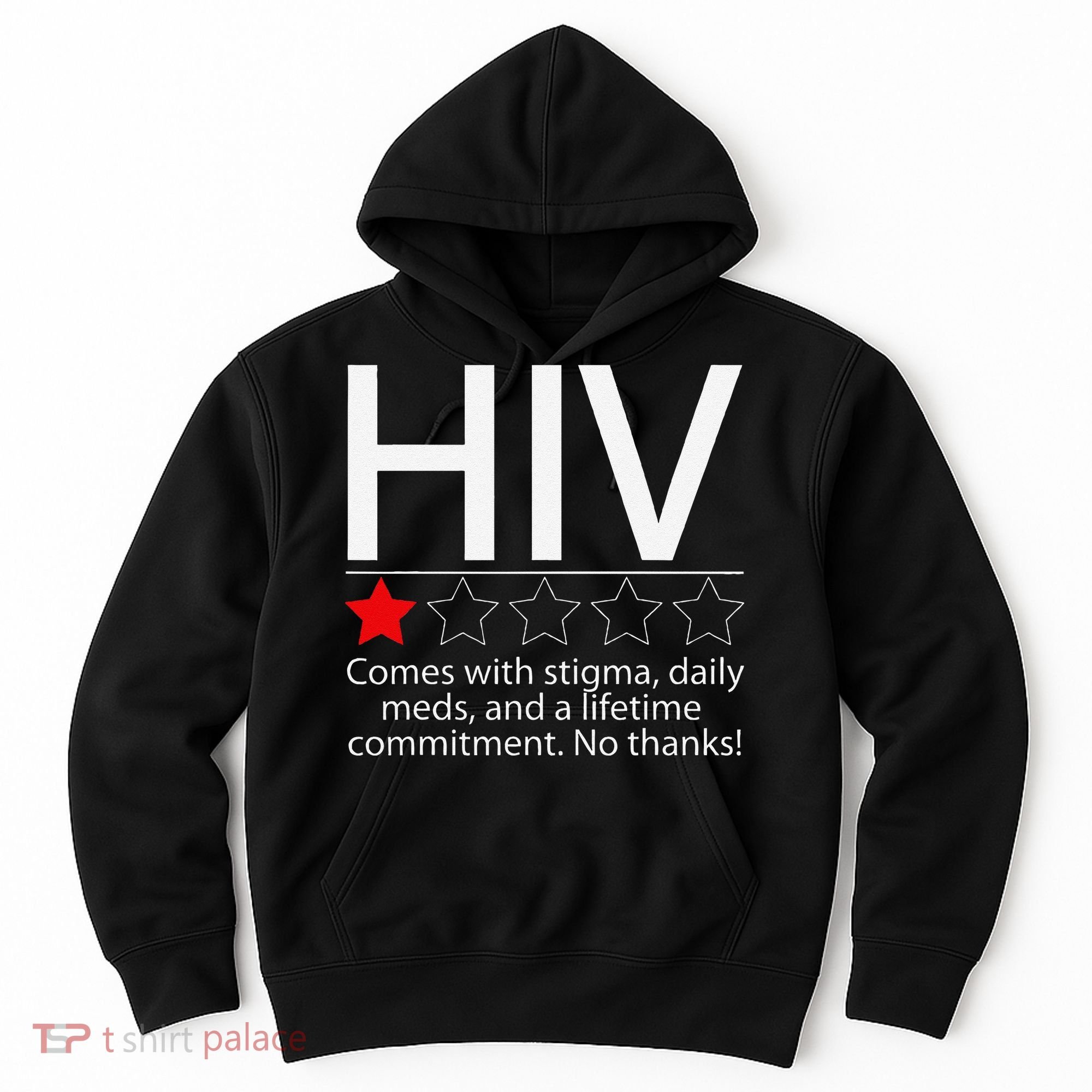 Hiv Awareness Red Ribbon World Aids Day Fighters Hoodie