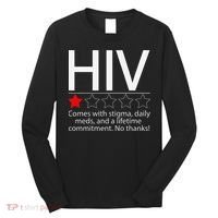 Hiv Awareness Red Ribbon World Aids Day Fighters Long Sleeve Shirt thumb 0