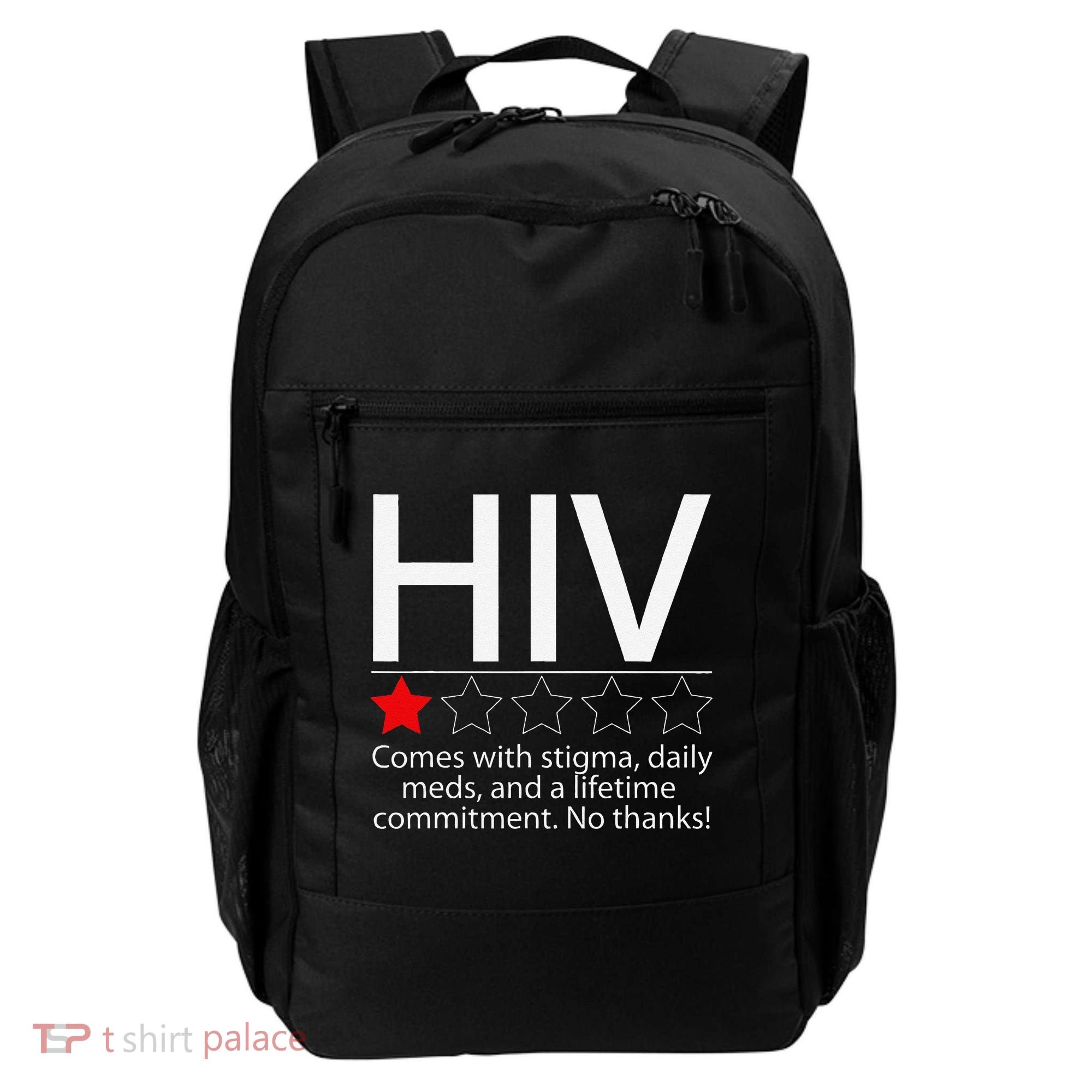 Hiv Awareness Red Ribbon World Aids Day Fighters Backpack