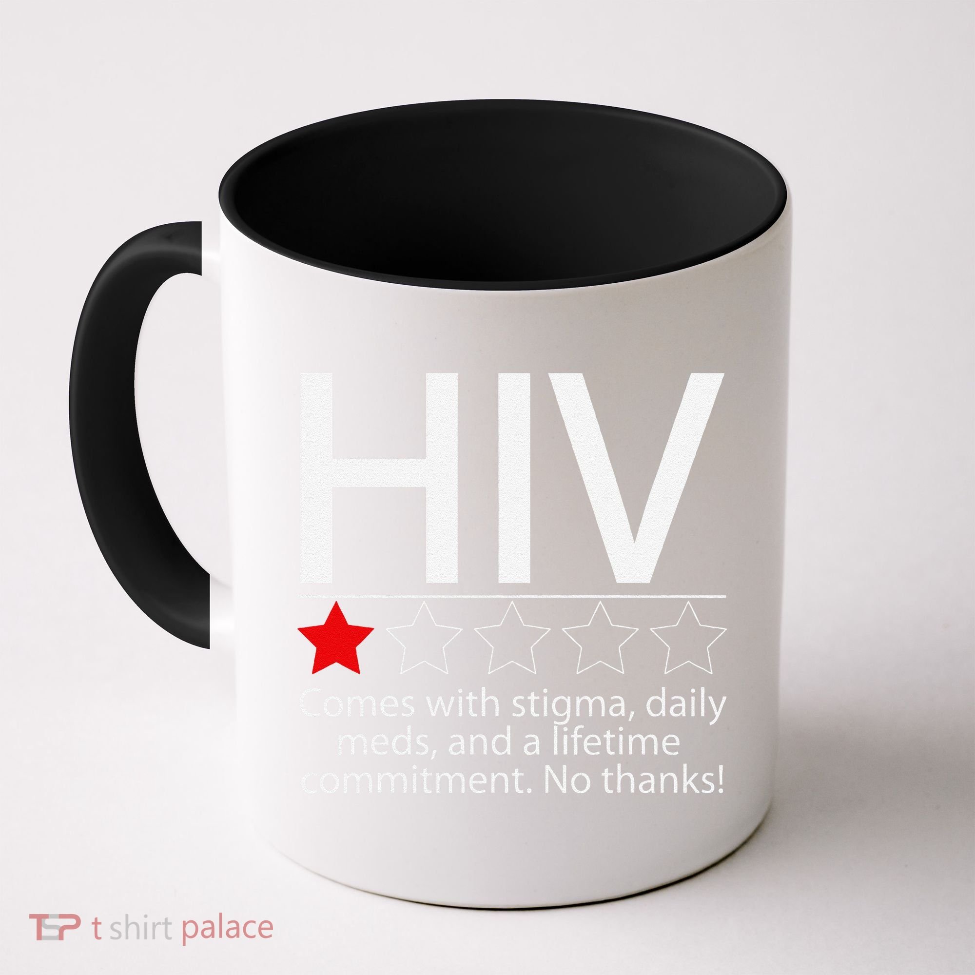 Hiv Awareness Red Ribbon World Aids Day Fighters Coffee Mug