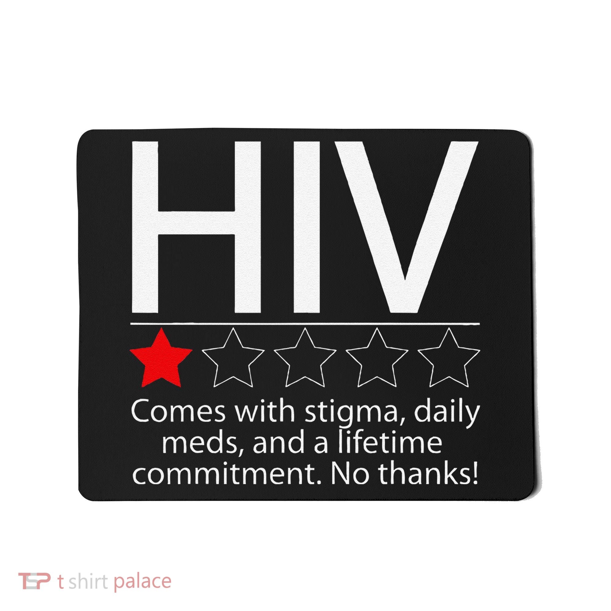 Hiv Awareness Red Ribbon World Aids Day Fighters Mousepad