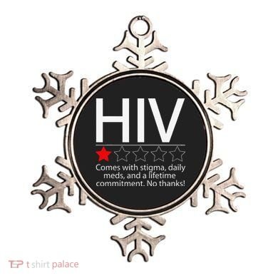 Hiv Awareness Red Ribbon World Aids Day Fighters Ornament