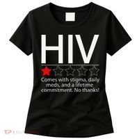 Hiv Awareness Red Ribbon World Aids Day Fighters Women's T-Shirt thumb 0