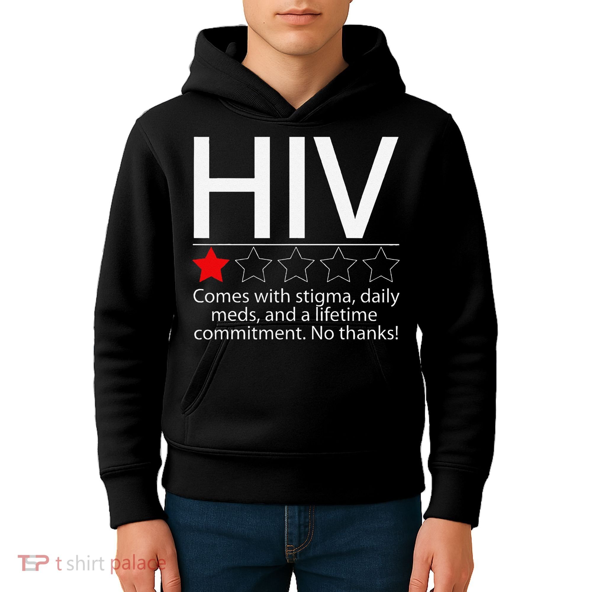 Hiv Awareness Red Ribbon World Aids Day Fighters Kids Hoodie