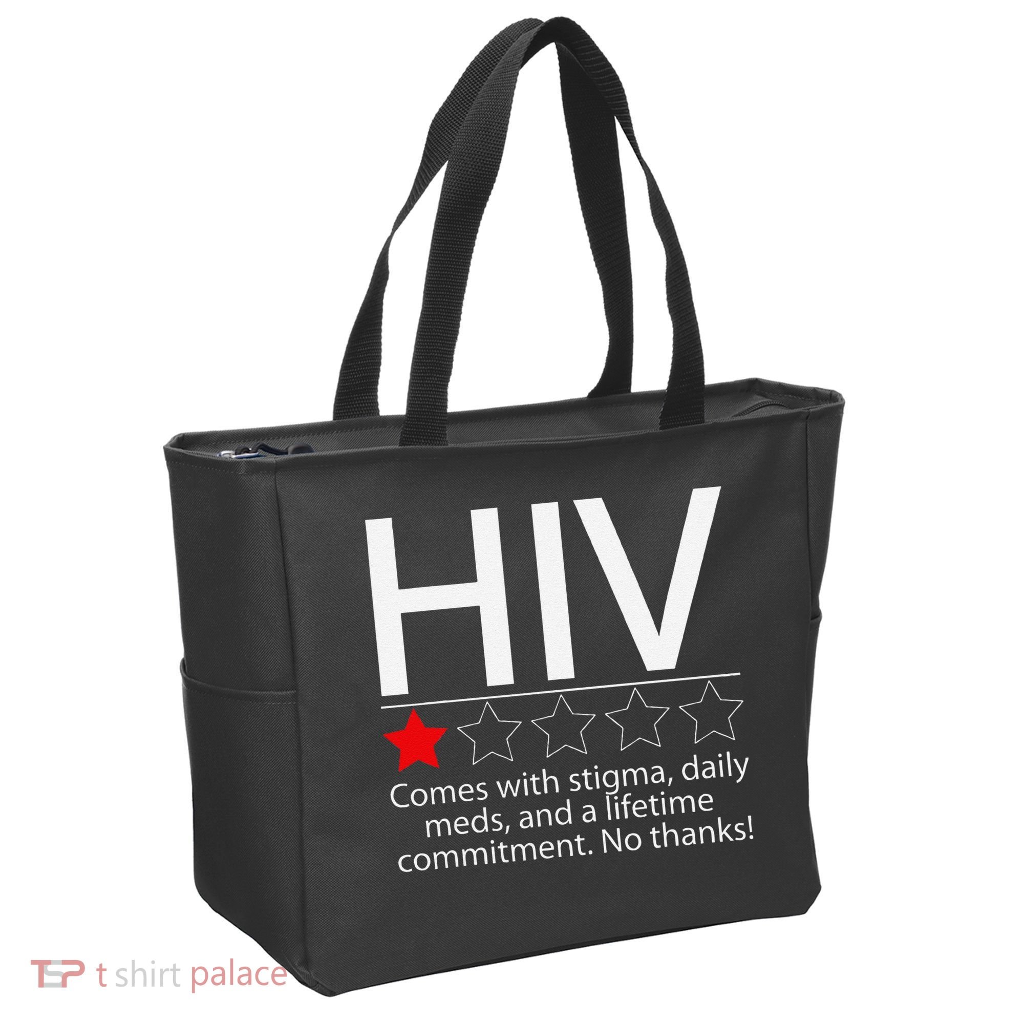 Hiv Awareness Red Ribbon World Aids Day Fighters Tote Bag