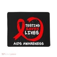 Hiv Awareness Red Ribbon World Aids Day Fighters Mousepad thumb 0