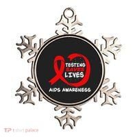 Hiv Awareness Red Ribbon World Aids Day Fighters Ornament thumb 0