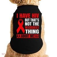 Hiv Awareness Red Ribbon World Aids Day Fighters Doggie Tank thumb 0