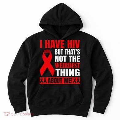 Hiv Awareness Red Ribbon World Aids Day Fighters Hoodie