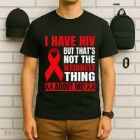 Hiv Awareness Red Ribbon World Aids Day Fighters T-Shirt thumb 6