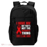 Hiv Awareness Red Ribbon World Aids Day Fighters Backpack thumb 0