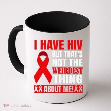 Hiv Awareness Red Ribbon World Aids Day Fighters Coffee Mug