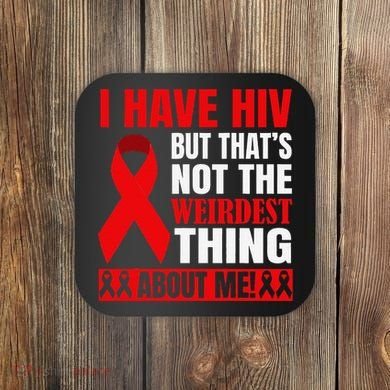 Hiv Awareness Red Ribbon World Aids Day Fighters Coaster
