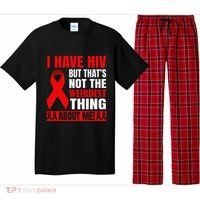 Hiv Awareness Red Ribbon World Aids Day Fighters Pajama Set thumb 0