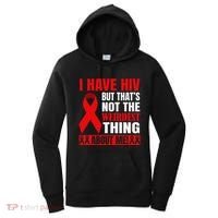 Hiv Awareness Red Ribbon World Aids Day Fighters Women's Hoodie thumb 0