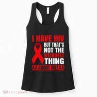 Hiv Awareness Red Ribbon World Aids Day Fighters Women's Tank Top thumb 0