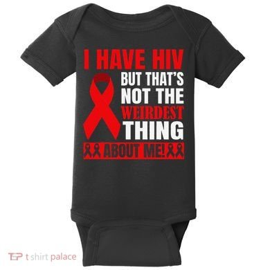 Hiv Awareness Red Ribbon World Aids Day Fighters Baby Bodysuit