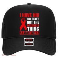 Hiv Awareness Red Ribbon World Aids Day Fighters Hat thumb 0