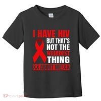 Hiv Awareness Red Ribbon World Aids Day Fighters Toddler T-Shirt thumb 0
