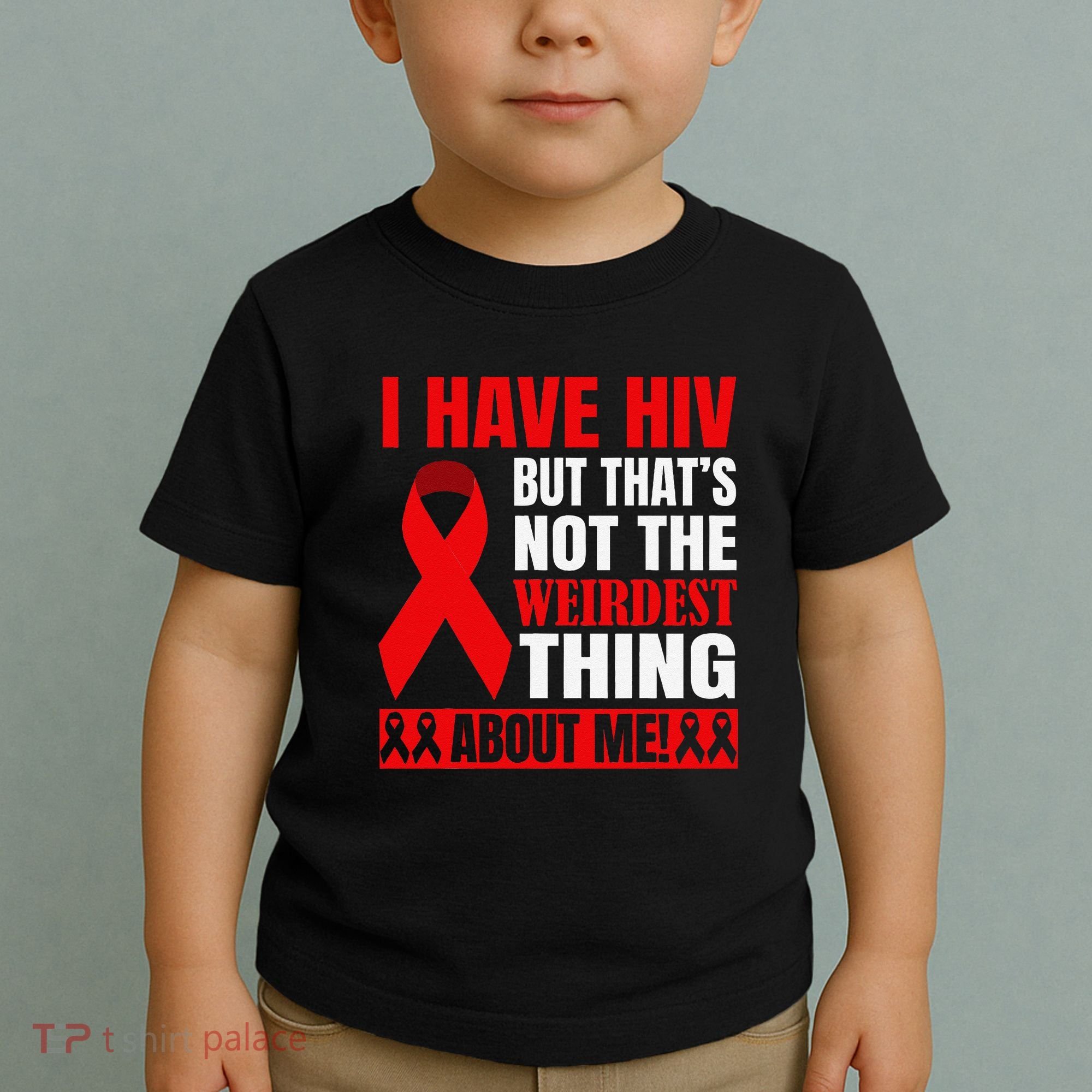 Hiv Awareness Red Ribbon World Aids Day Fighters Toddler T-Shirt