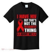 Hiv Awareness Red Ribbon World Aids Day Fighters Kids T-Shirt thumb 0
