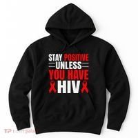 Hiv Awareness Red Ribbon World Aids Day Fighters Hoodie thumb 0