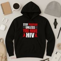 Hiv Awareness Red Ribbon World Aids Day Fighters Hoodie thumb 3