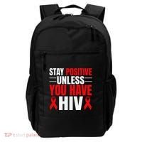 Hiv Awareness Red Ribbon World Aids Day Fighters Backpack thumb 0