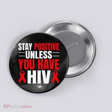 Hiv Awareness Red Ribbon World Aids Day Fighters Button