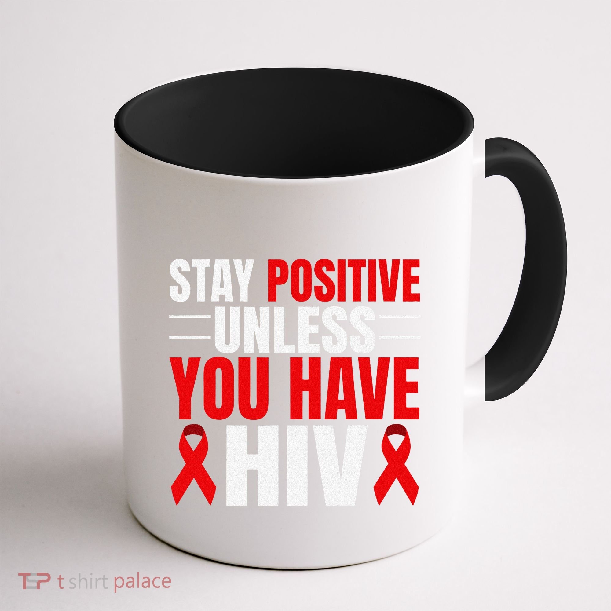 Hiv Awareness Red Ribbon World Aids Day Fighters Coffee Mug