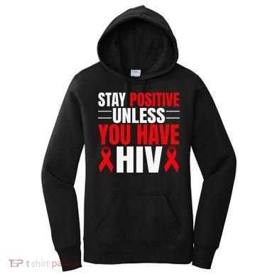 Hiv Awareness Red Ribbon World Aids Day Fighters Women's Hoodie