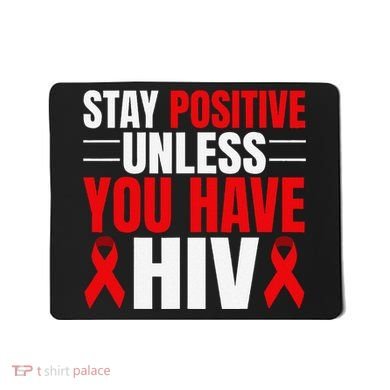 Hiv Awareness Red Ribbon World Aids Day Fighters Mousepad