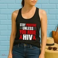Hiv Awareness Red Ribbon World Aids Day Fighters Women's Tank Top thumb 2