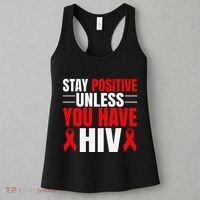 Hiv Awareness Red Ribbon World Aids Day Fighters Women's Tank Top thumb 3