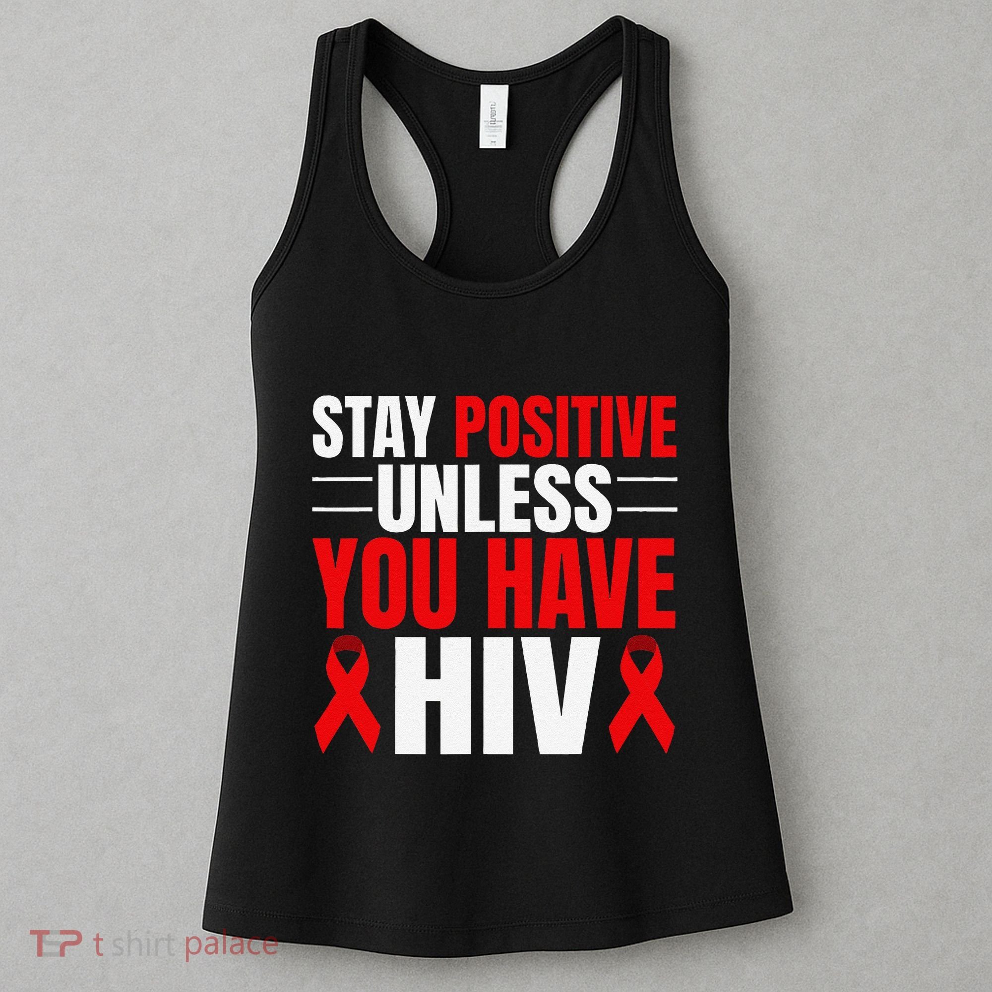Hiv Awareness Red Ribbon World Aids Day Fighters Women's Tank Top