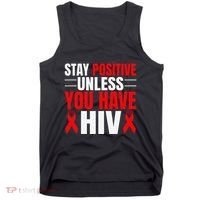 Hiv Awareness Red Ribbon World Aids Day Fighters Tank Top thumb 0