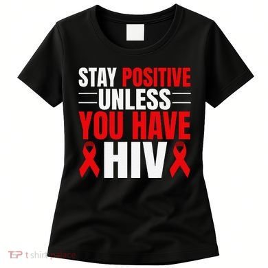 Hiv Awareness Red Ribbon World Aids Day Fighters Women's T-Shirt