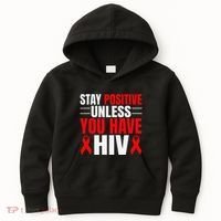 Hiv Awareness Red Ribbon World Aids Day Fighters Kids Hoodie thumb 0