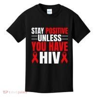 Hiv Awareness Red Ribbon World Aids Day Fighters Kids T-Shirt thumb 0