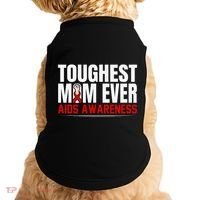 Hiv Awareness Red Ribbon World Aids Day Fighters Doggie Tank thumb 0