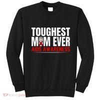 Hiv Awareness Red Ribbon World Aids Day Fighters Sweatshirt thumb 0