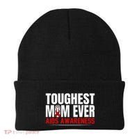 Hiv Awareness Red Ribbon World Aids Day Fighters Beanie thumb 0